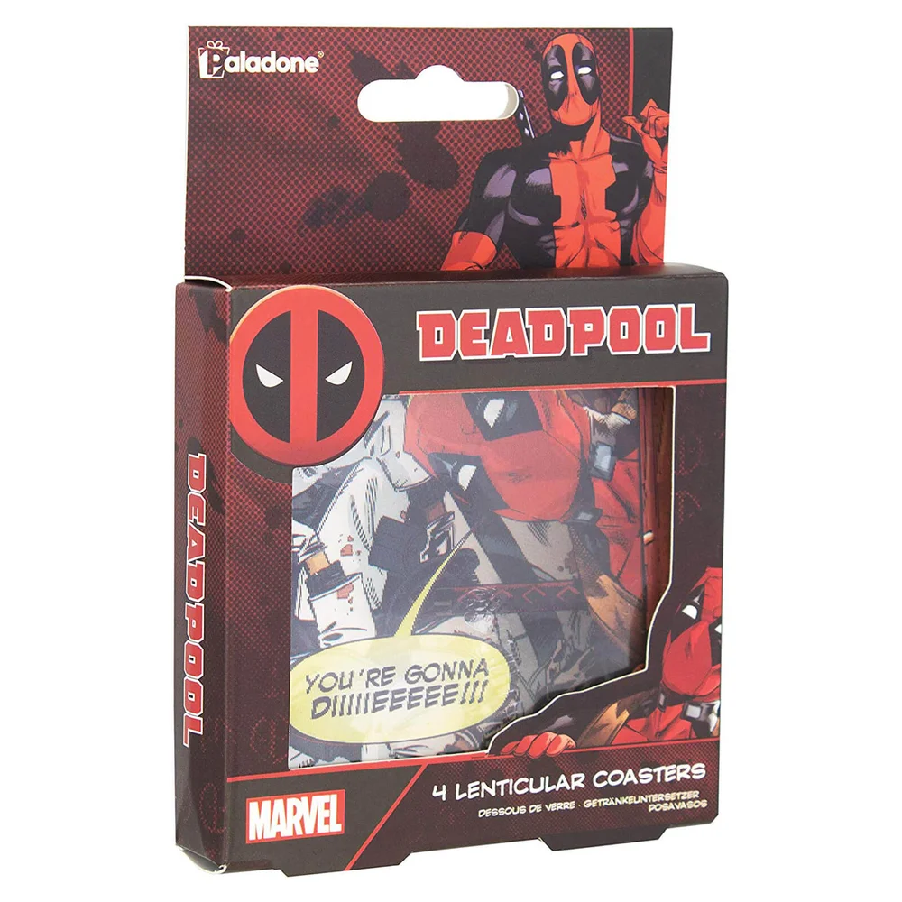 Deadpool Lenticular Coasters Bild 1
