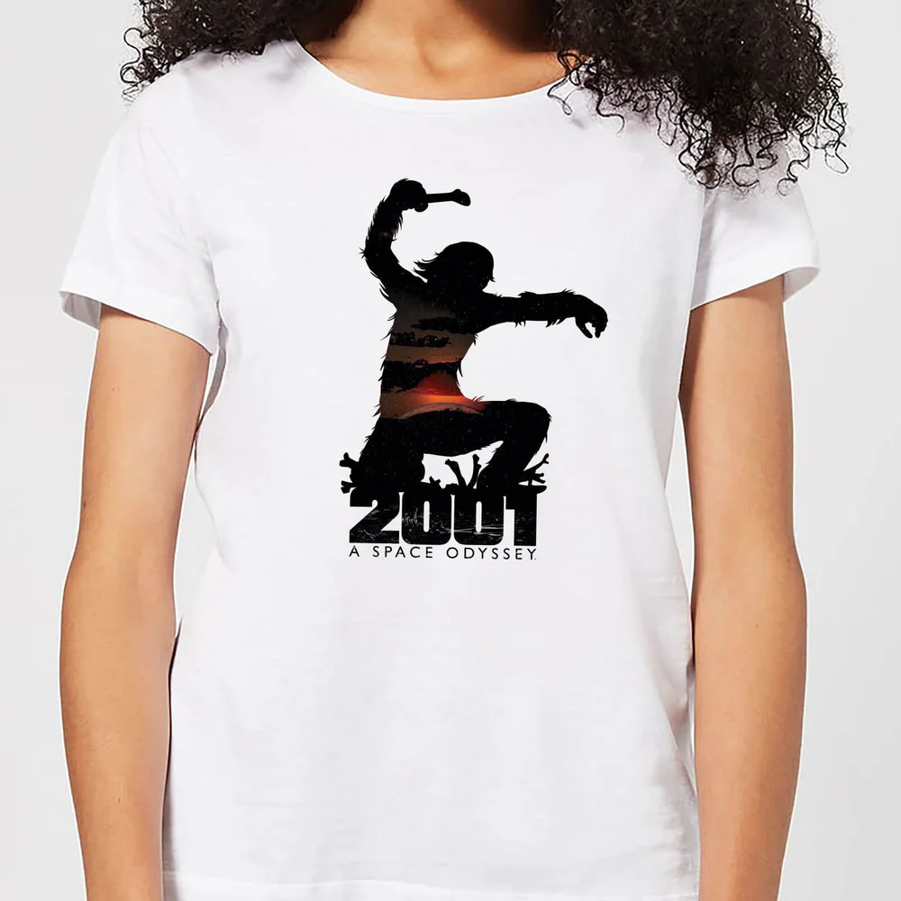 2001: A Space Odyssey Ape Logo Women's T-Shirt - White - S - Weiß Bild 1