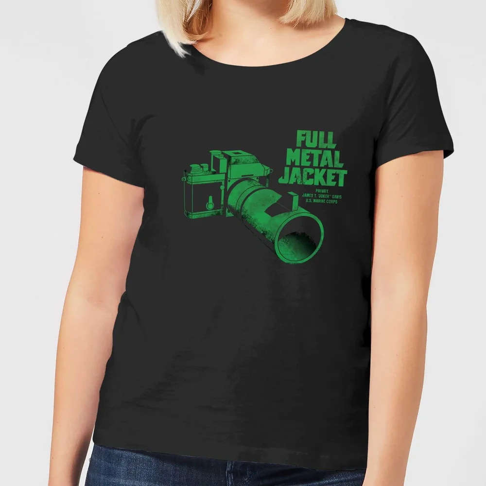 Full Metal Jacket Camera Women's T-Shirt - Black - S - Schwarz Bild 1