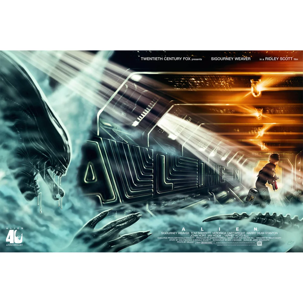 Alien '40th Anniversary' Fine Art Giclee Bild 1