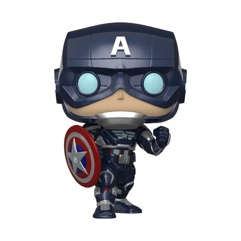 Marvel Avengers Game Captain America (Stark Tech Suit) Pop! Vinylfigur Bild 1