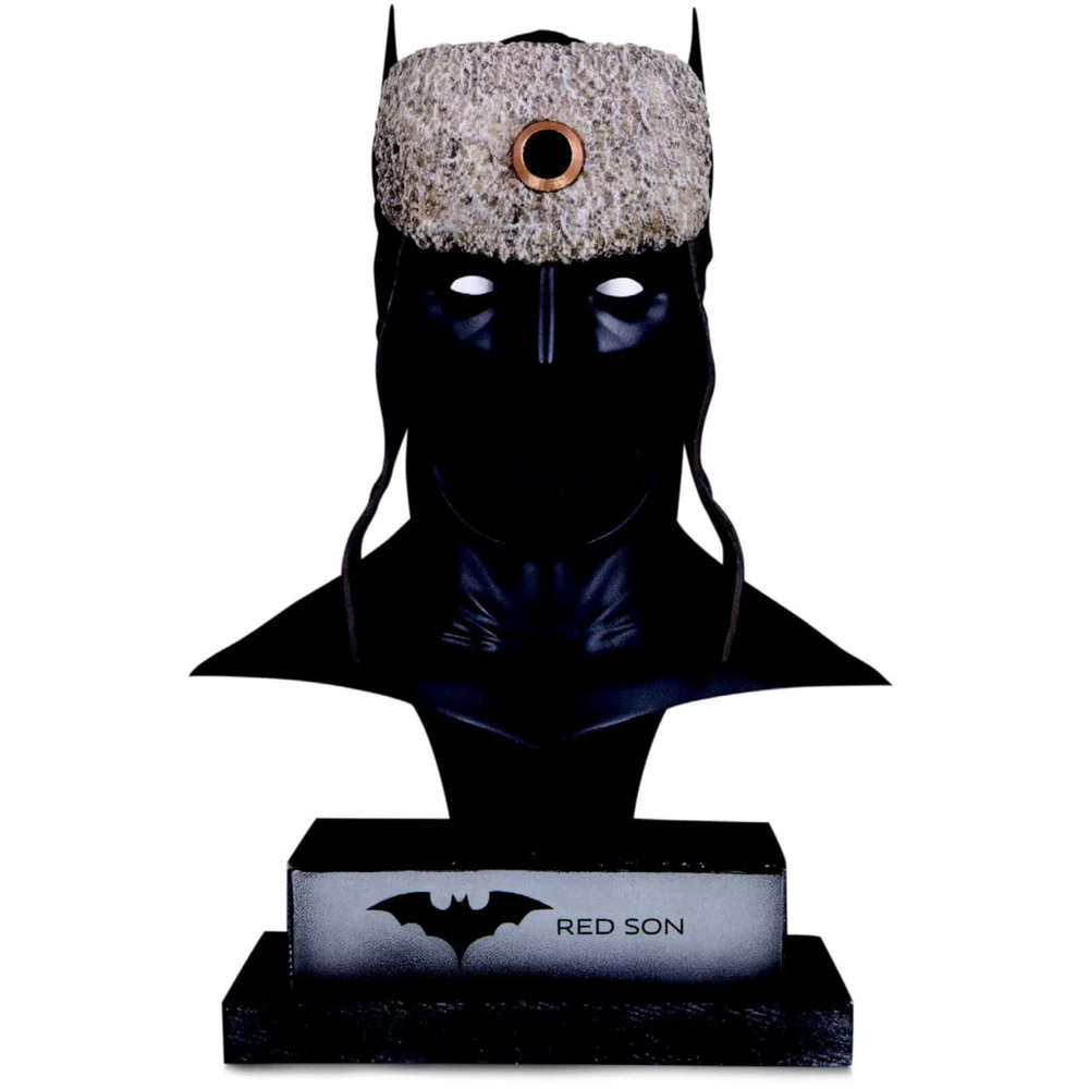 DC Collectibles DC Gallery Red Son Batman Cowl Replikfigur im Maßstab 1:2 Bild 1