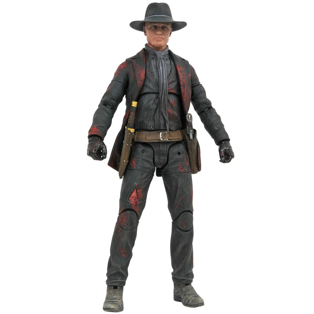 Diamond Select Westworld Man In Black Battle Damaged Px Figur Bild 1