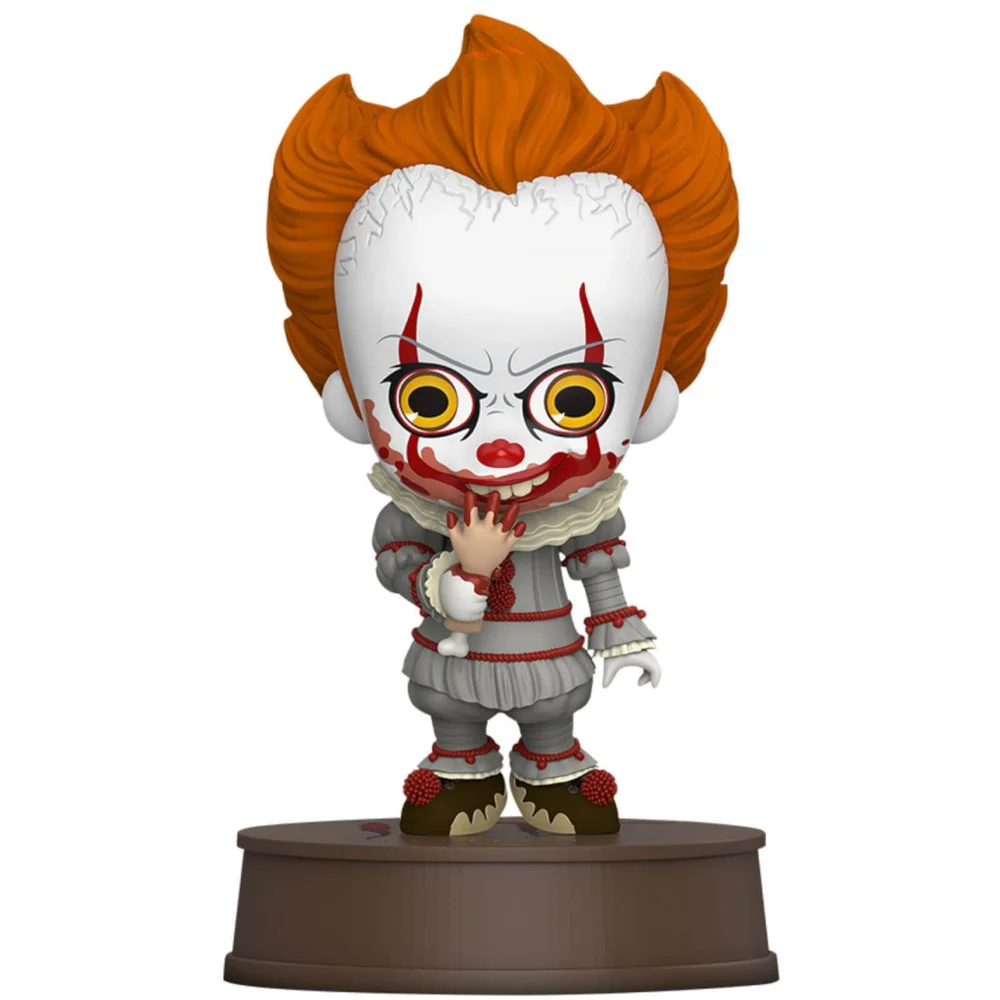 Hot Toys IT Chapter Two Cosbaby Mini Figure Pennywise with Broken Arm 11cm Bild 1