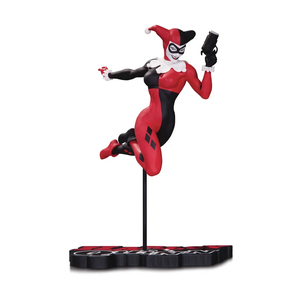 DC Collectibles Harley Quinn Red White & Black Statue By Terry Dodson Bild 1