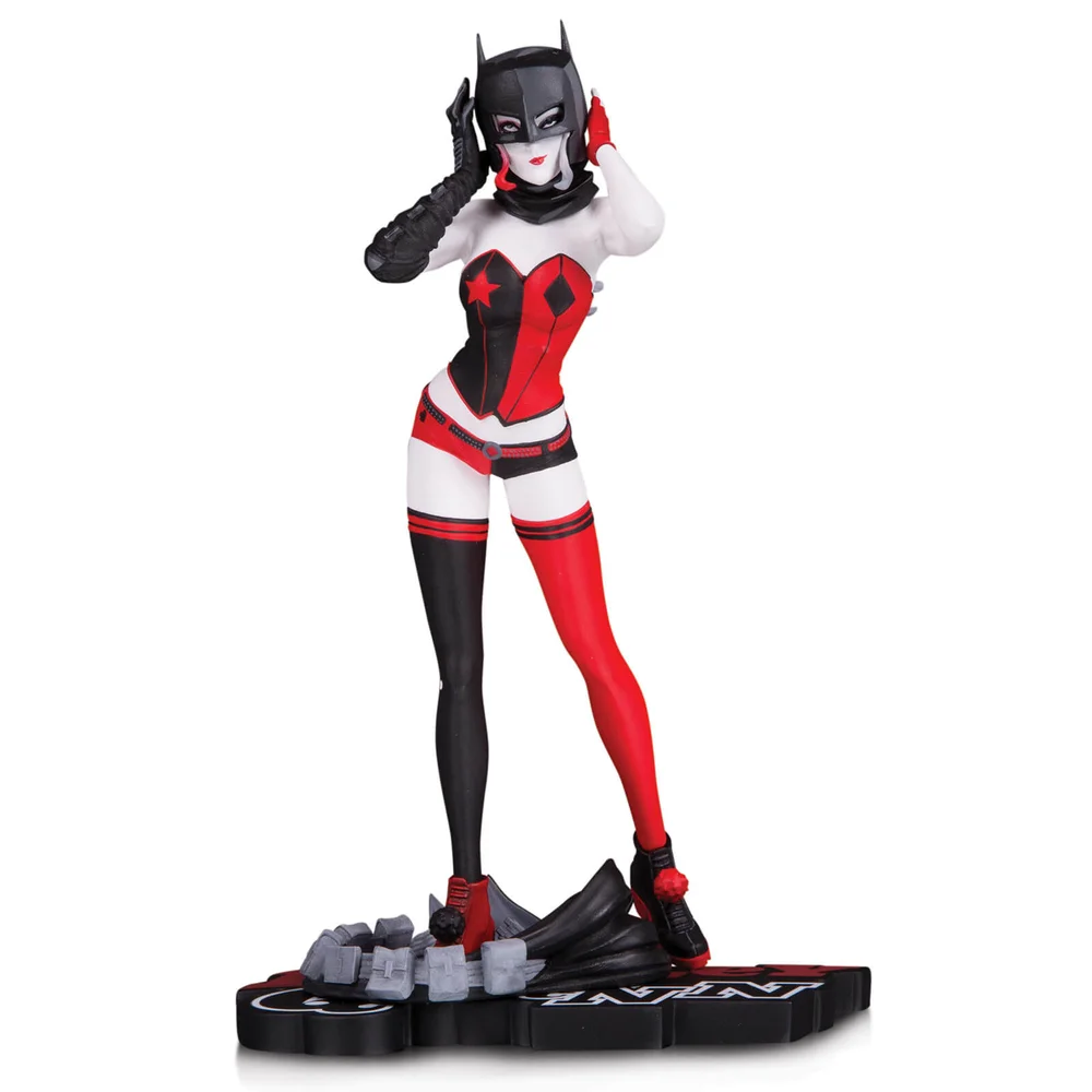 DC Collectibles Harley Quinn Red White & Black Statue By John Timms Bild 1