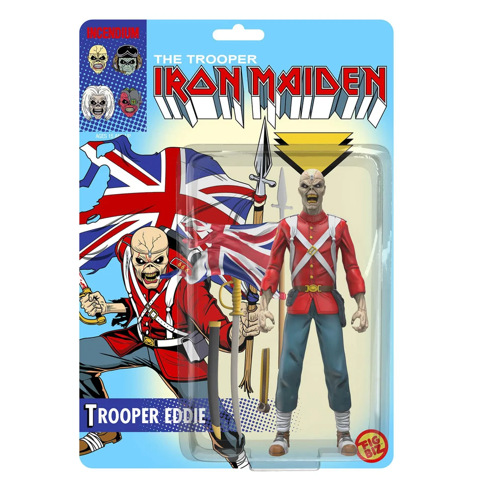 Iron Maiden Trooper Eddie Fig Biz Action Figure Bild 1
