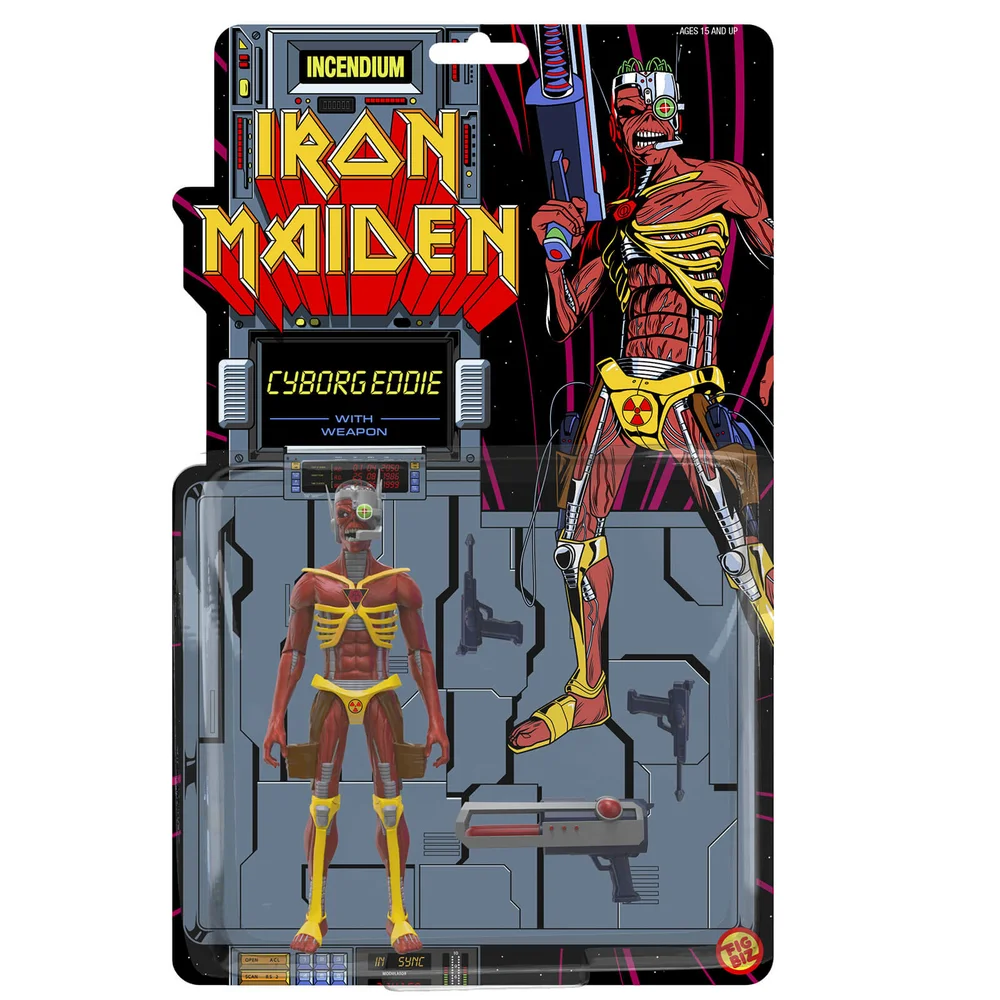 Iron Maiden Cyborg Eddie Fig Biz Action Figure Bild 1