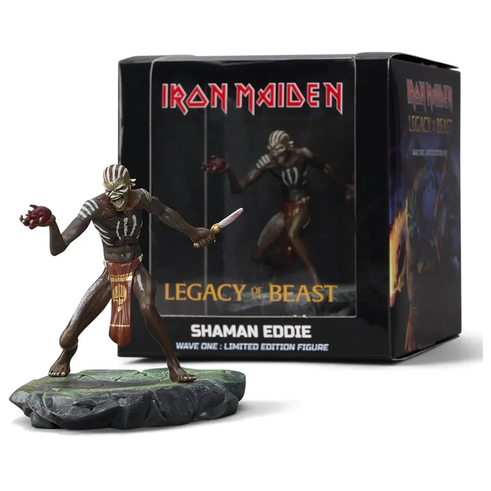 Iron Maiden Legacy of the Beast - Shaman Eddie Figur Bild 1