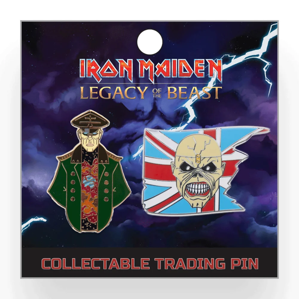 Iron Maiden Legacy of the Beast Reversnadel - Corrupt General and Trooper Eddie Bild 1