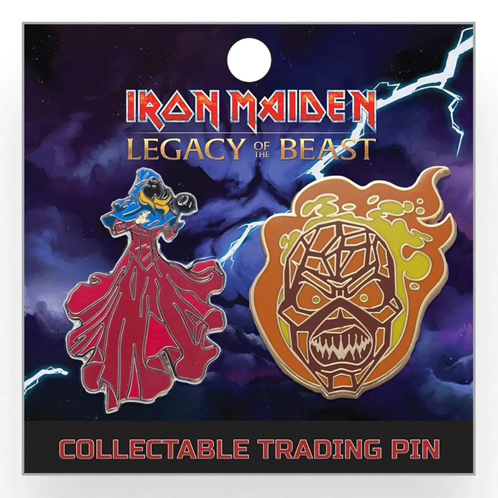 Iron Maiden Legacy of the Beast Reversnadel - The Wicker Eddie and The Clairvoyant Bild 1