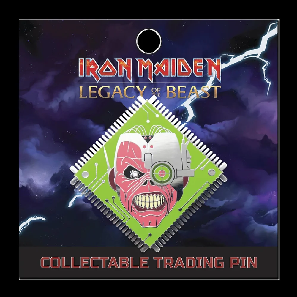 Iron Maiden Legacy of the Beast Reversnadel - Cyborg Eddie Bild 1