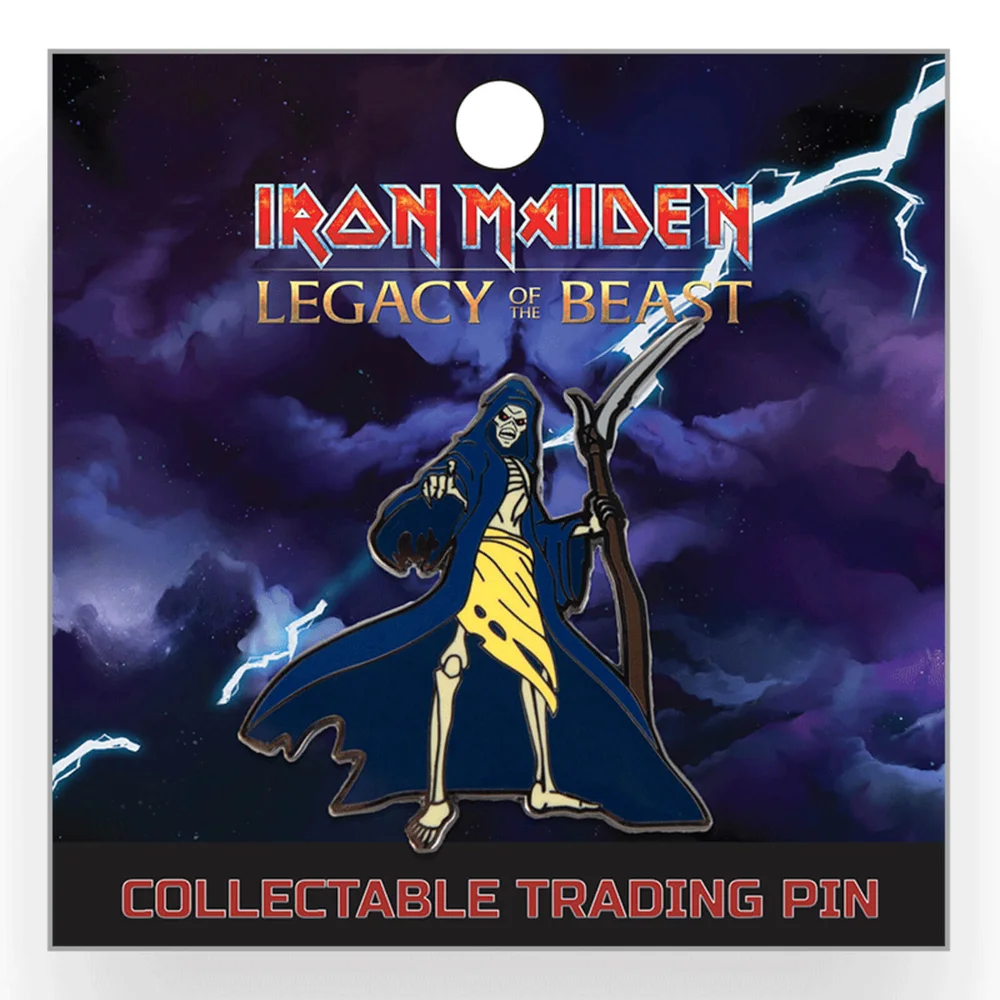 Iron Maiden Legacy of the Beast Reversnadel - Grim Reaper Eddie Bild 1