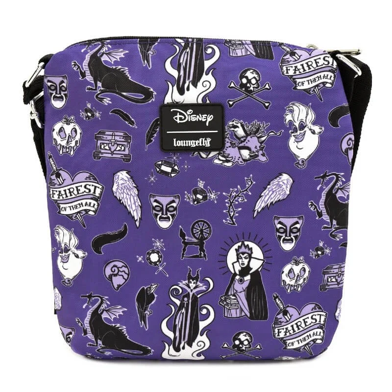 Loungefly Disney Villain Icons Aop Nylon-Reisepasstasche Bild 1