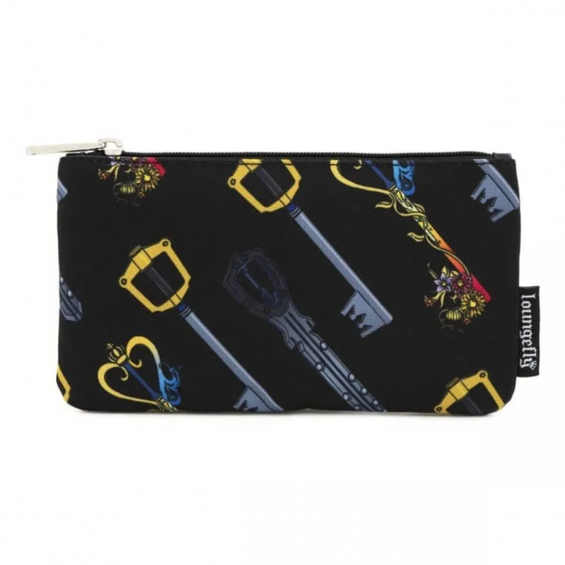Loungefly Disney Kingdom Hearts Keys Aop Nylon Pouch Bild 1