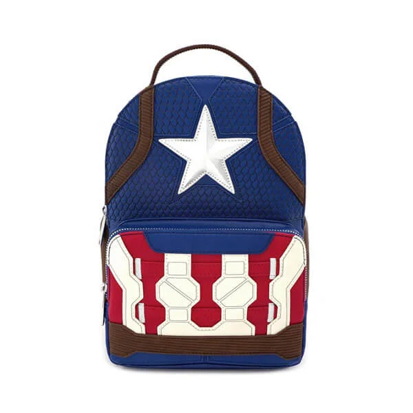 Loungefly Marvel Captain America End Game Held Mini-Rucksack Bild 1