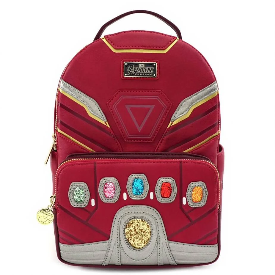 Loungefly Marvel Avengers: Endgame Iron Man Iron Gauntlet Hero Mini-Rucksack Bild 1