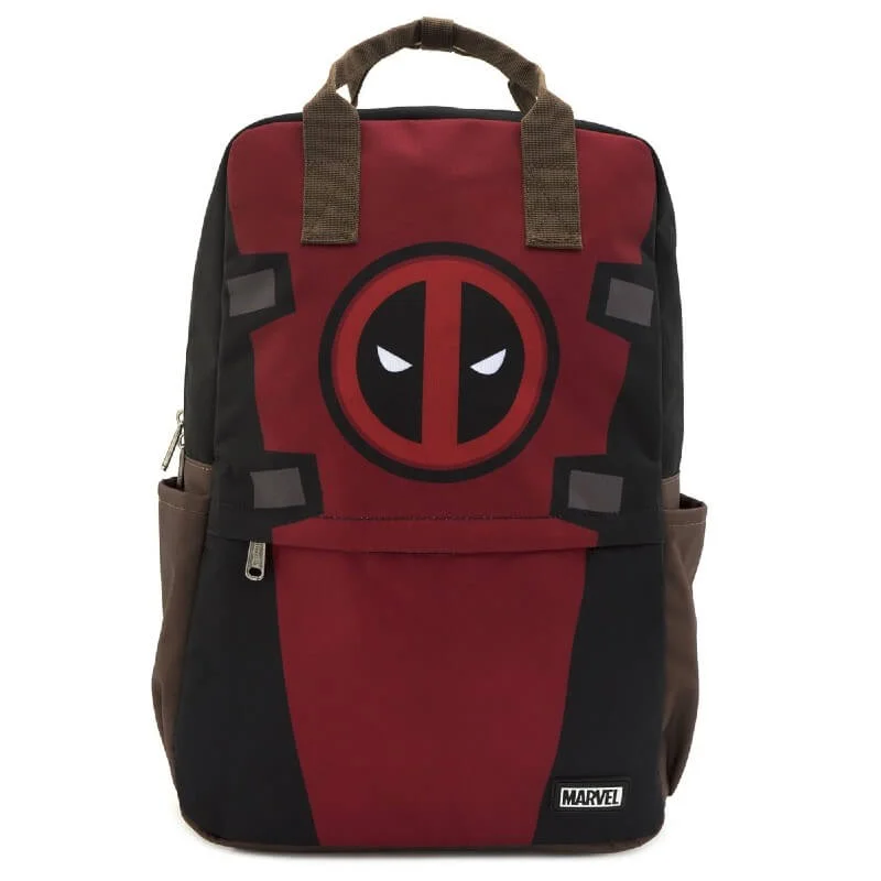 Loungefly Marvel Deadpool Cosplay Quadratischer Nylon Rucksack Bild 1