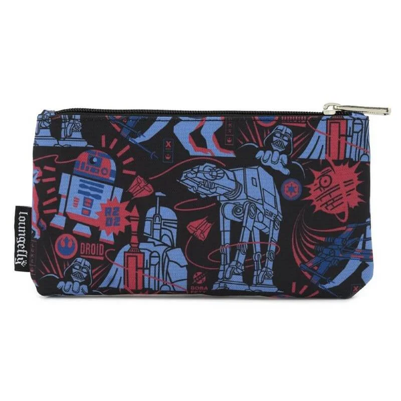 Loungefly Star Wars Empire 40Th Square Nylon Pouch Bild 1