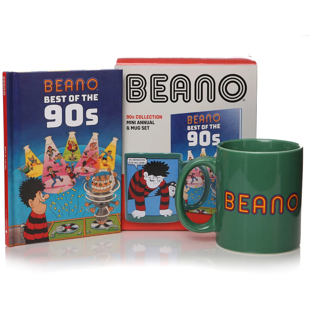 Beano Buch und Tasse als Geschenkset - Das Beste aus den 90ern Bild 1