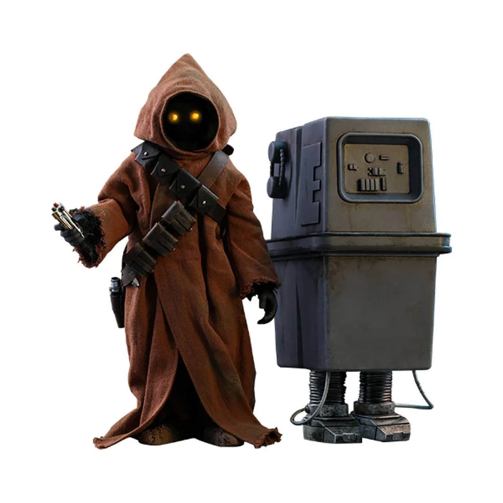 Hot Toys Star Wars Episode IV Movie Masterpiece Action Figure 2-Pack 1/6 Jawa & EG-6 Power Droid 18-21cm Bild 1