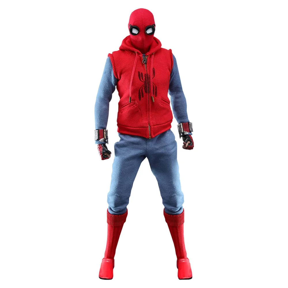Hot Toys Spider-Man: Far From Home Movie Masterpiece Actionfigur im Maßstab 1:6 Spider-Man (selbstgemachter Anzug) 29 cm Bild 1