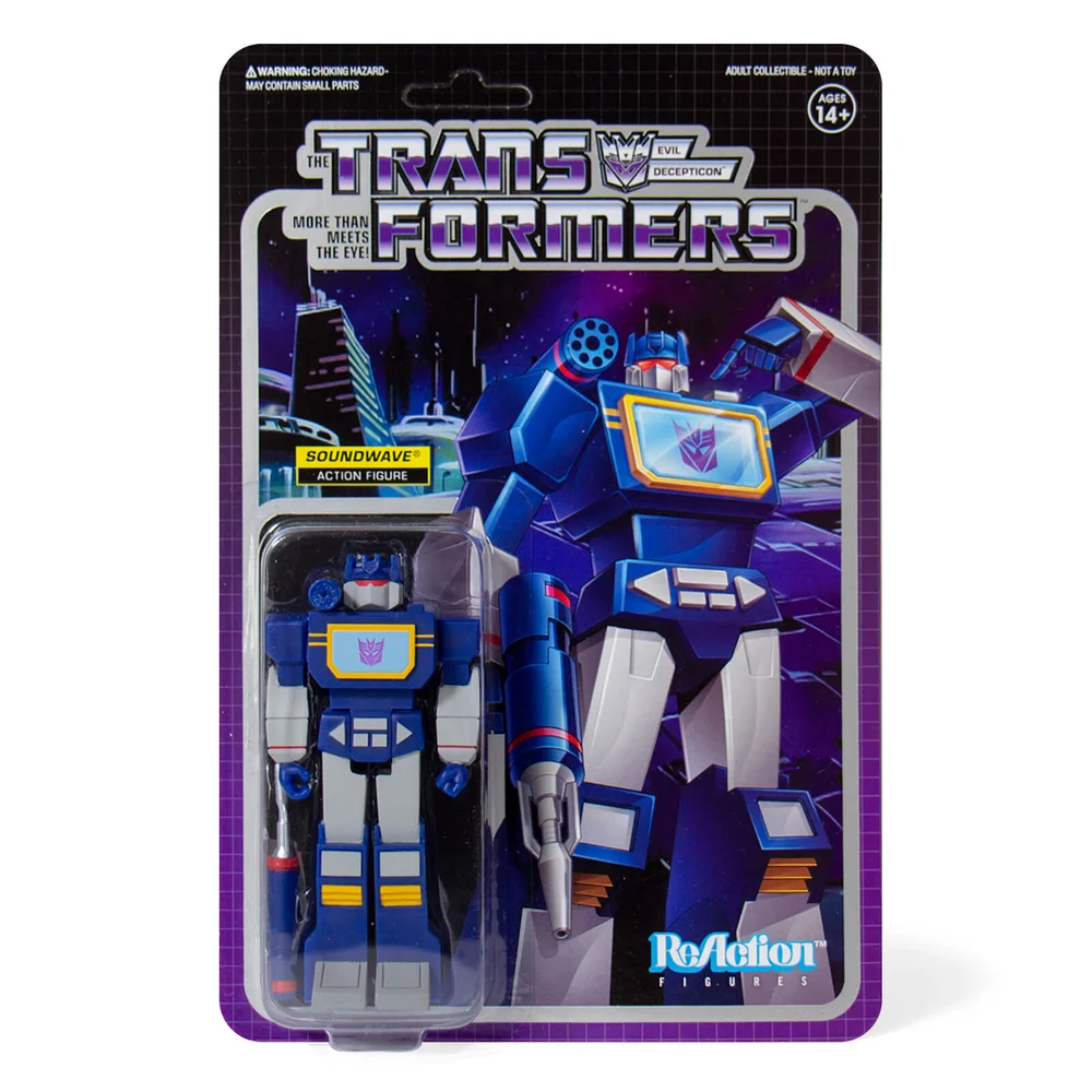 Super7 Transformers ReActionfigur - Soundwave Bild 1