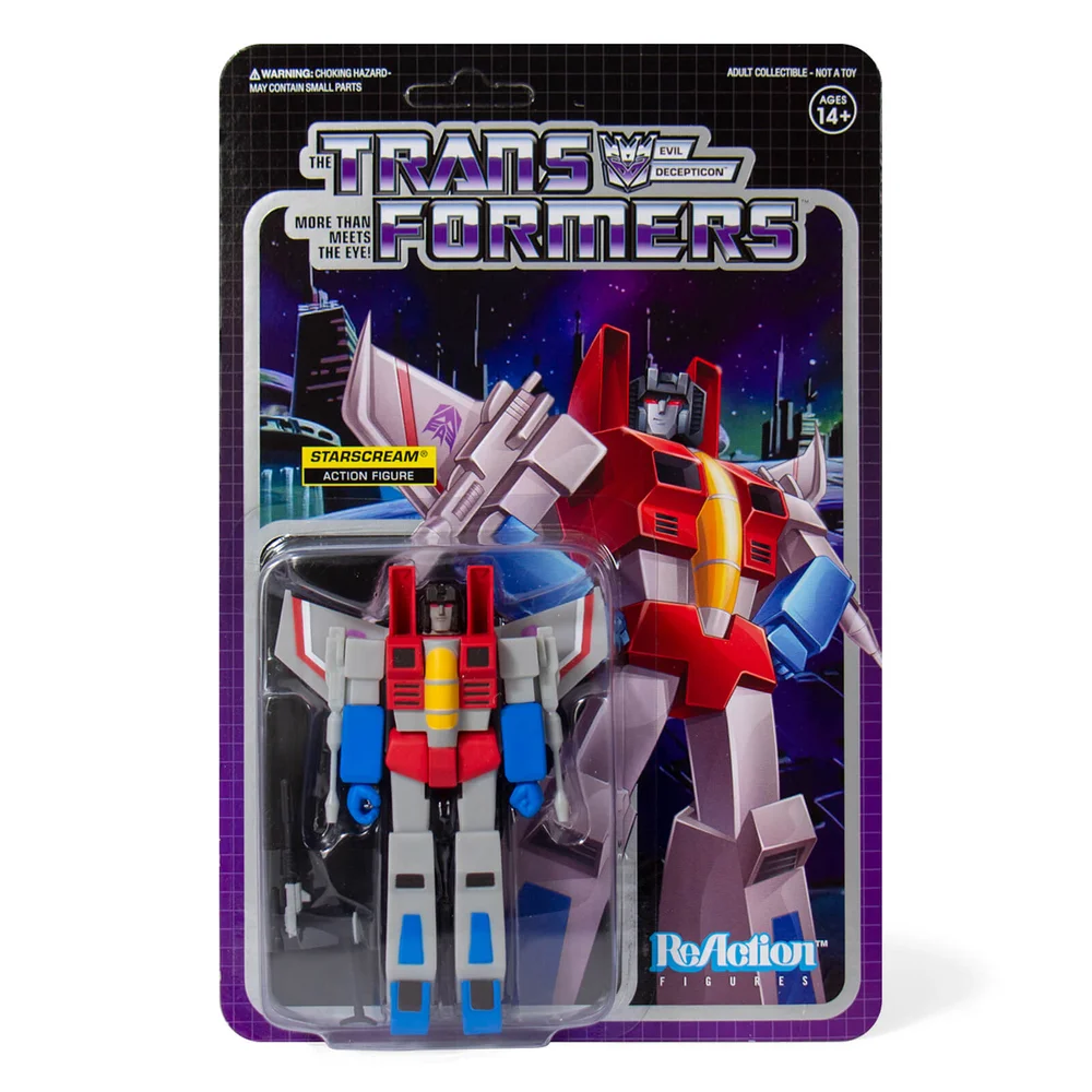 Super7 Transformers ReActionfigur - Starscream Bild 1