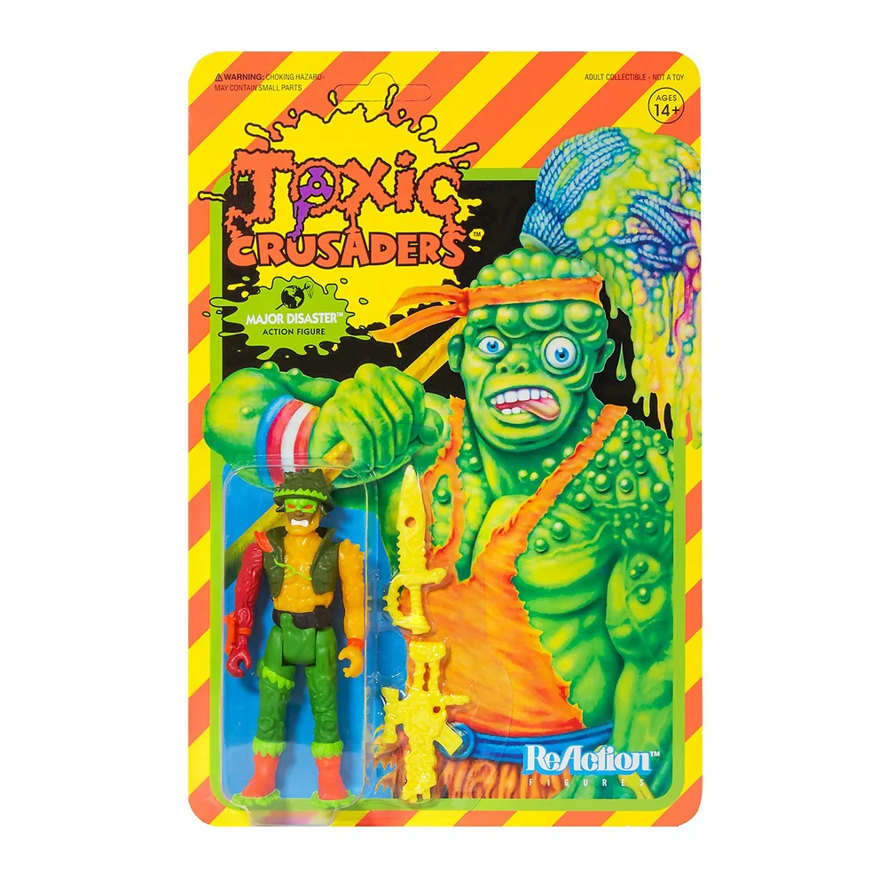 Super7 Toxic Crusaders ReActuin Figur - Major Disaster Bild 1