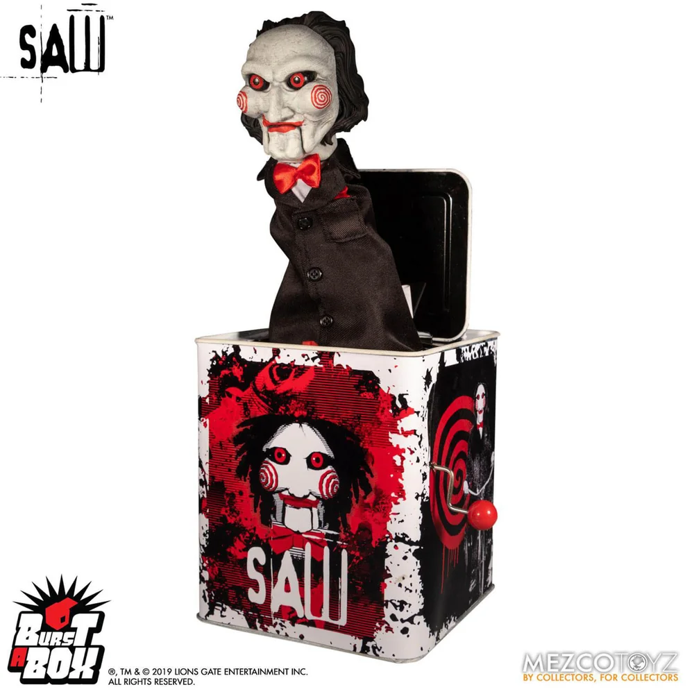 Mezco Saw Billy Burst-a-Box Bild 1