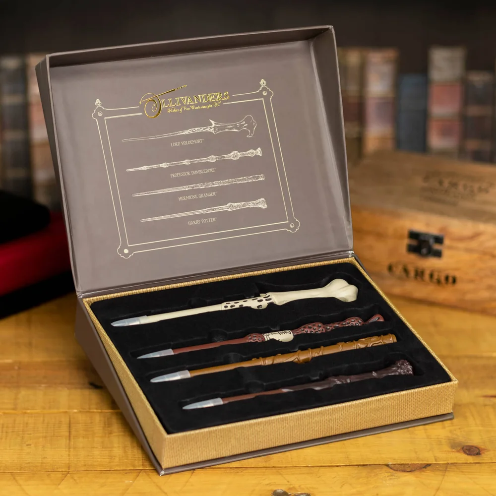 Harry Potter Wand Pens in Ollivanders Box - Set of 4 Bild 1