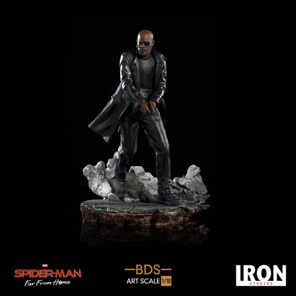 Iron Studios Spider-Man: Far From Home BDS Art Scale Deluxe Statue 1/10 Nick Fury Bild 1