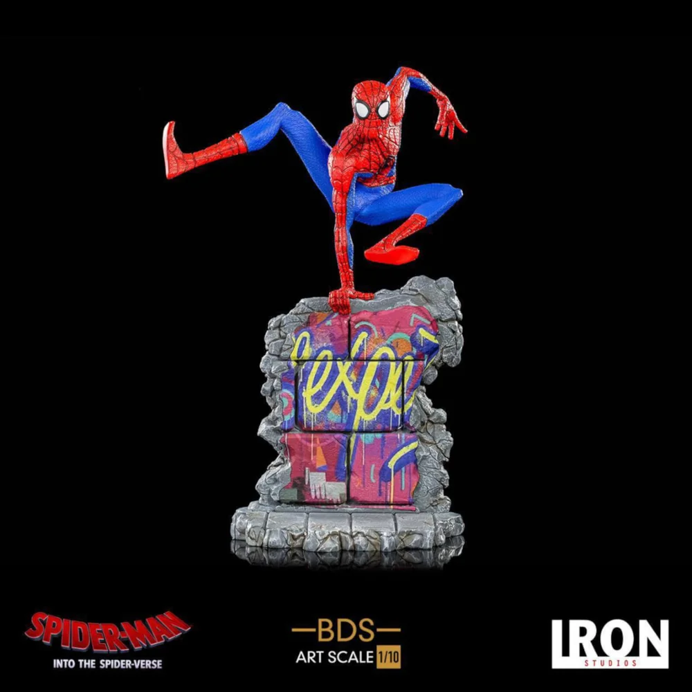 Iron Studios Spider-Man: Into the Spider-Verse BDS Art Scale Deluxe Statue 1/10 Peter B. Parker Bild 1