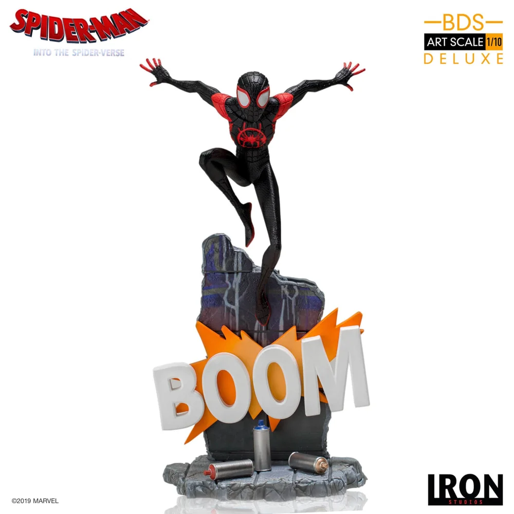 Iron Studios Spider-Man: Into the Spider-Verse BDS Art Scale Deluxe Statue 1/10 Miles Morales 22cm Bild 1