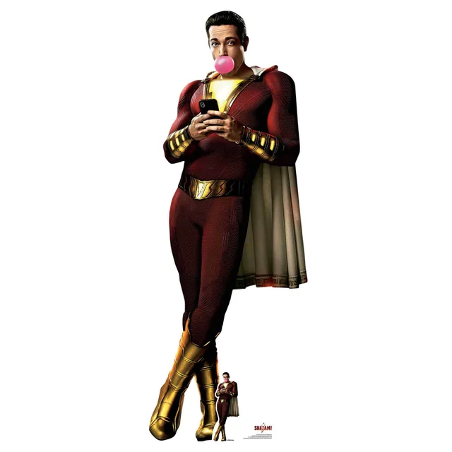 Shazam Bubblegum (Zachary Levi) Leben Größe Cut-Out