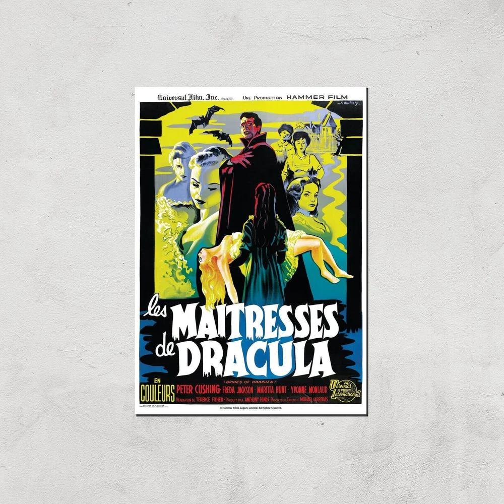 Les Maitresses De Dracula Giclee Art Print - A4 - Print Only Bild 1