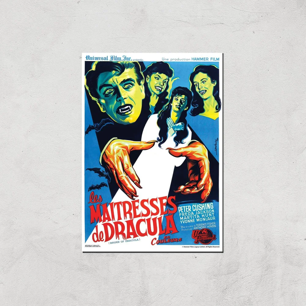Les Maitresses De Dracula Giclee Art Print - A4 - Print Only Bild 1