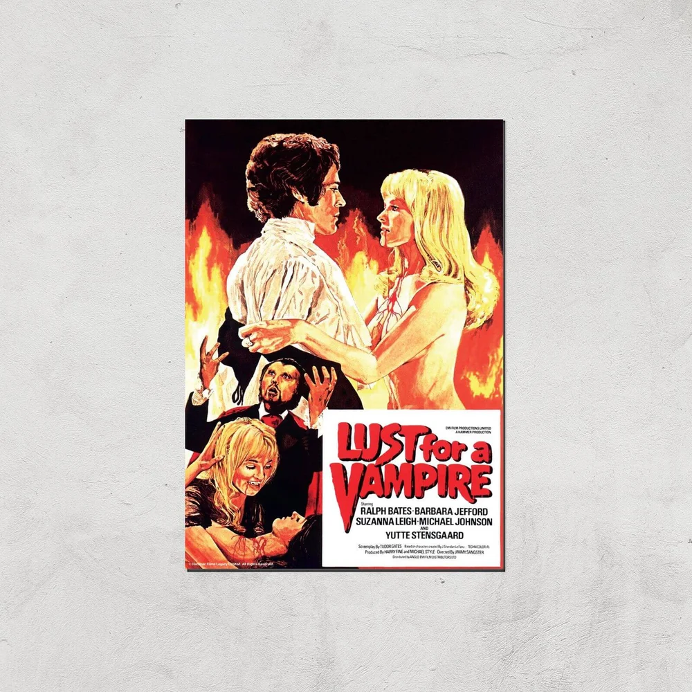 Lust For A Vampire Giclee Art Print - A4 - Print Only Bild 1