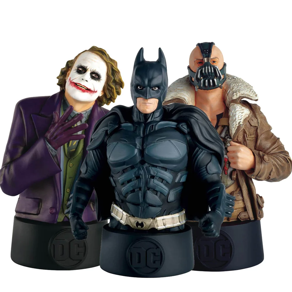 Ultimate 3-Pack Bust - DC Comics The Dark Knight Trilogy (Batman, Bane and the Joker) Bild 1