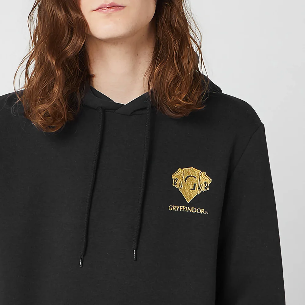 Harry Potter Gryffindor Unisex Embroidered Hoodie - Black - S Bild 1