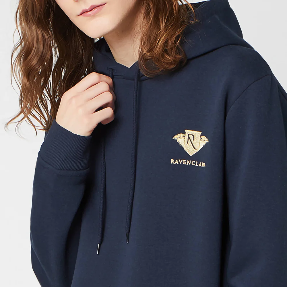 Harry Potter Ravenclaw Unisex Embroidered Hoodie - Navy - S Bild 1