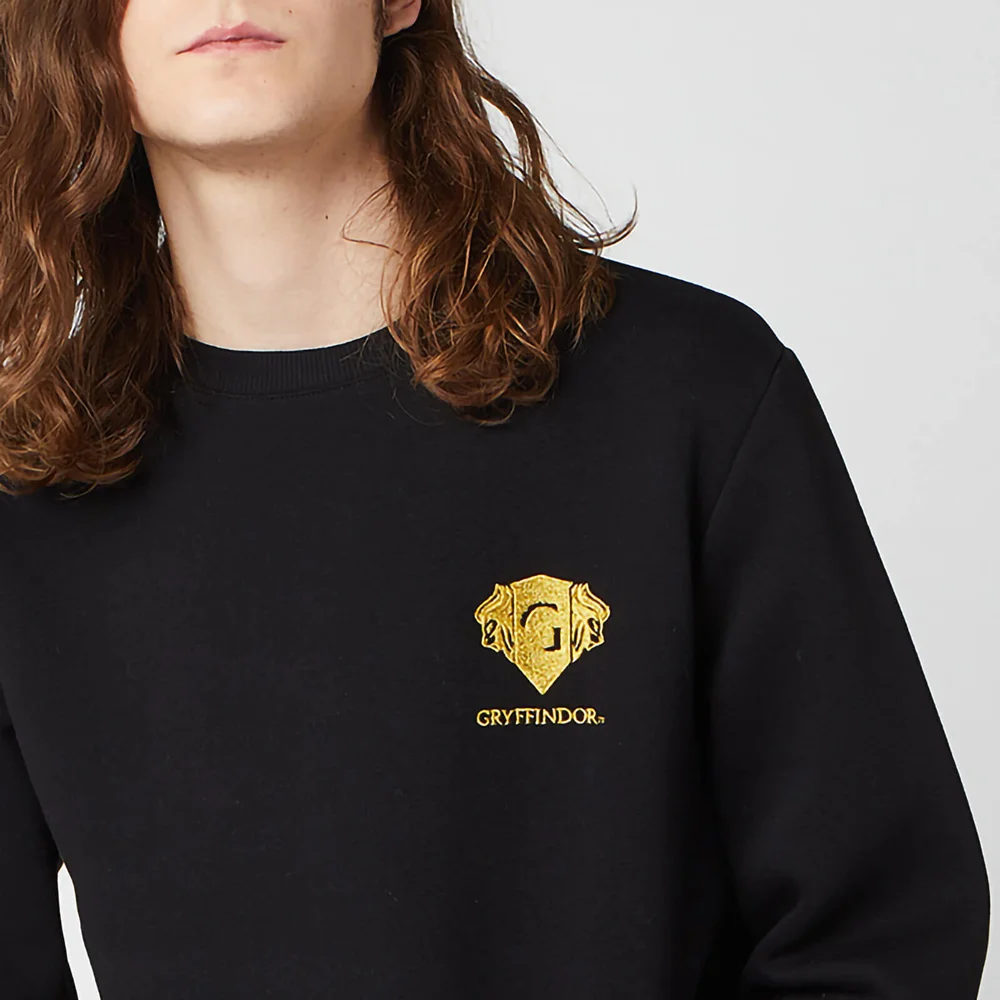 Harry Potter Gryffindor Unisex Embroidered Sweatshirt - Black - S Bild 1