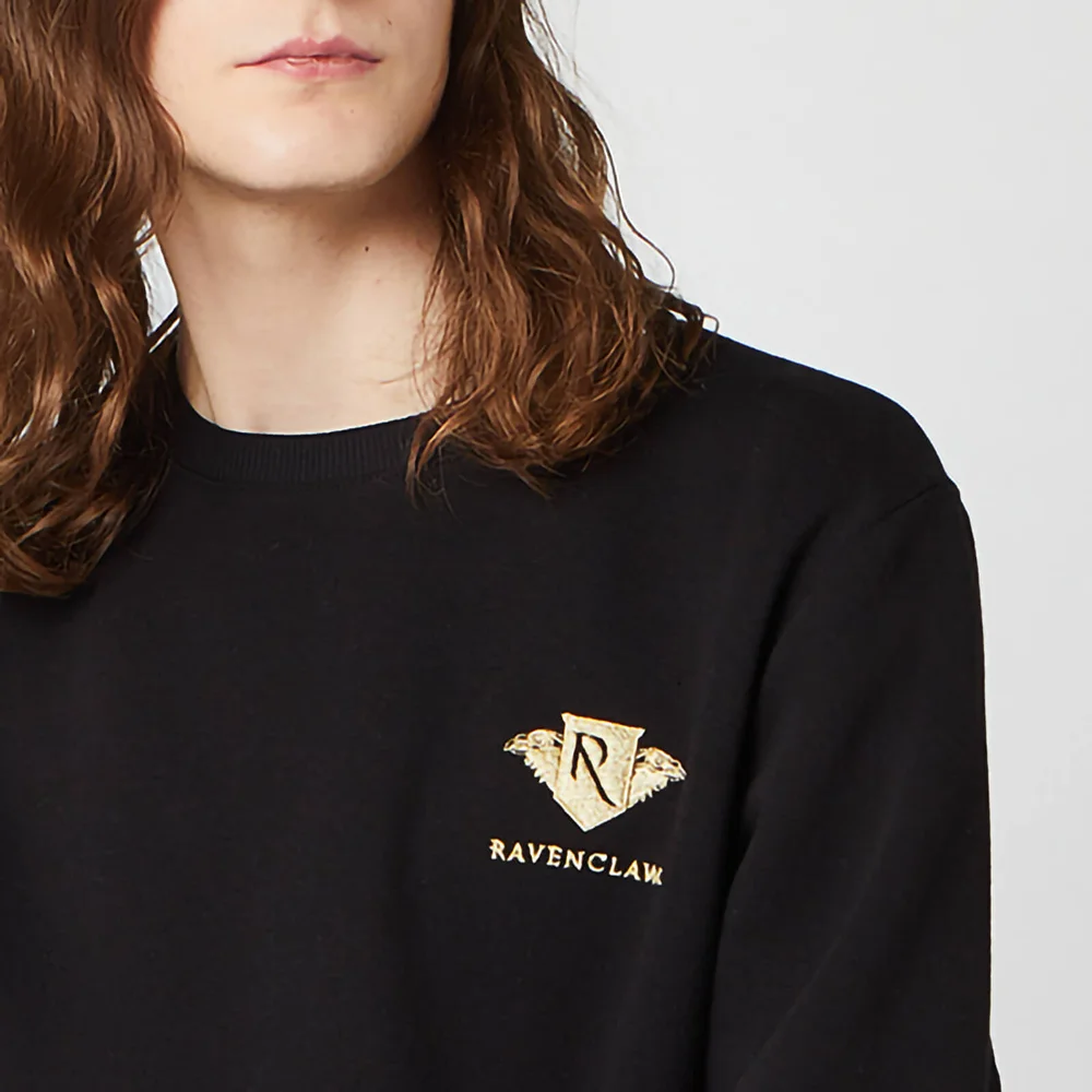 Harry Potter Ravenclaw Unisex Embroidered Sweatshirt - Black - S Bild 1