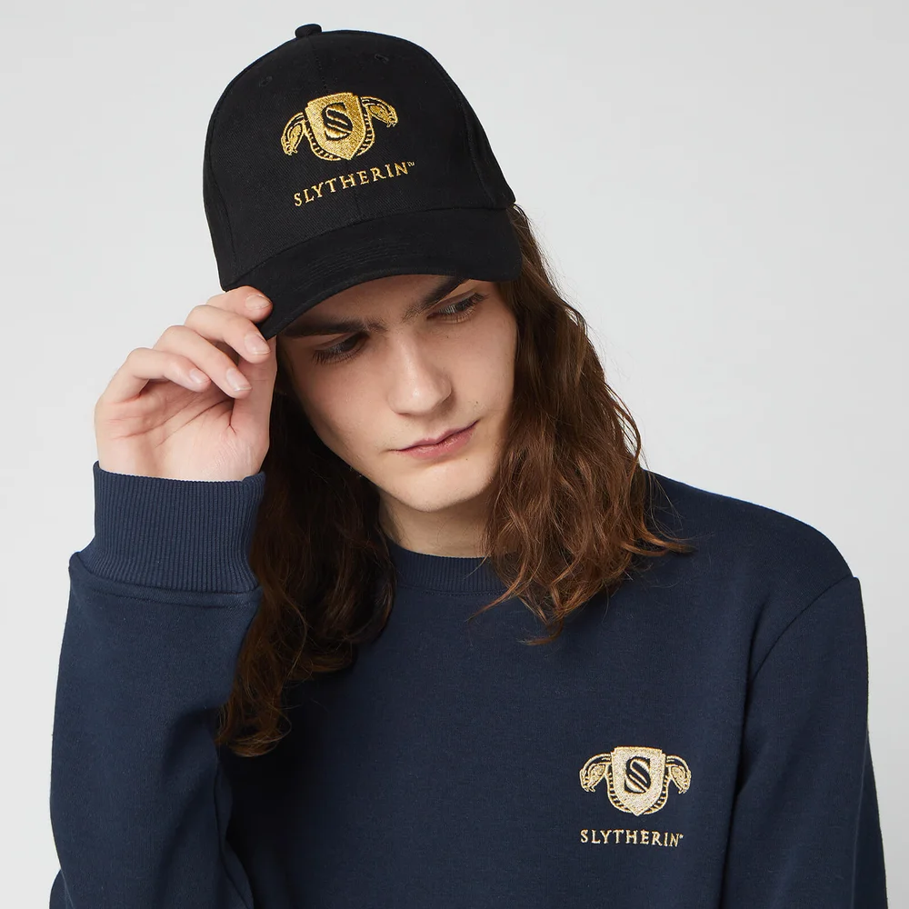 Harry Potter Slytherin Embroidered Cap - Black Bild 1