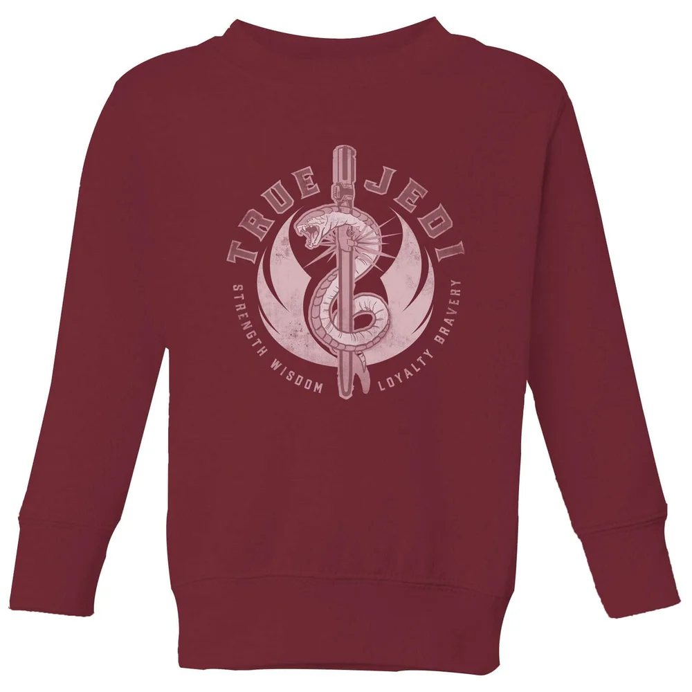 Star Wars The Rise Of Skywalker True Jedi Kids' Sweatshirt - Burgundy - 3-4 Jahre Bild 1