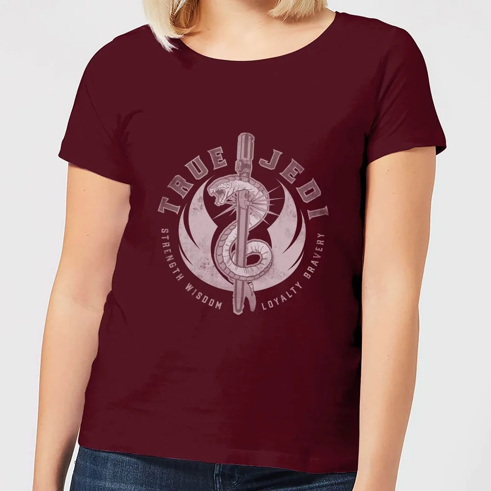 Star Wars The Rise Of Skywalker True Jedi Women's T-Shirt - Burgundy - S Bild 1
