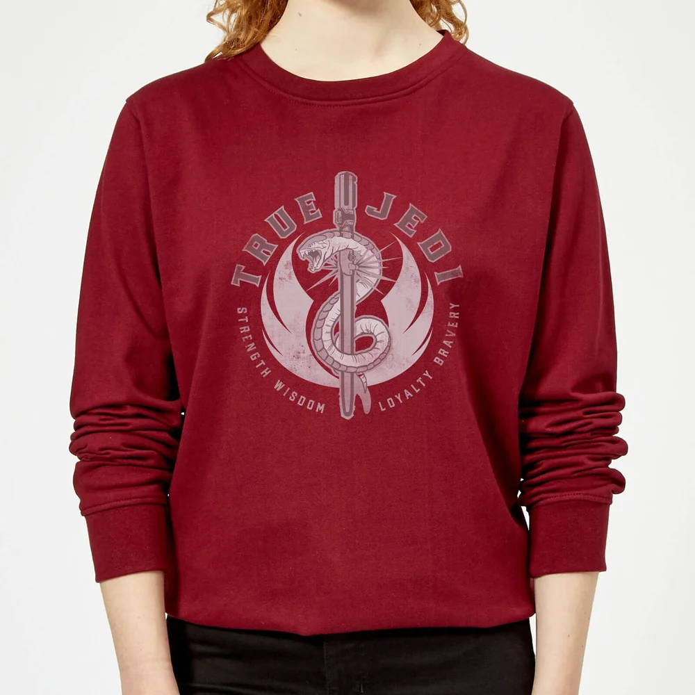 Star Wars The Rise Of Skywalker True Jedi Women's Sweatshirt - Burgundy - XS Bild 1