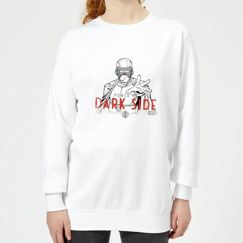 Star Wars The Rise Of Skywalker Kylo Darkside Powers Women's Sweatshirt - White - XS Bild 1