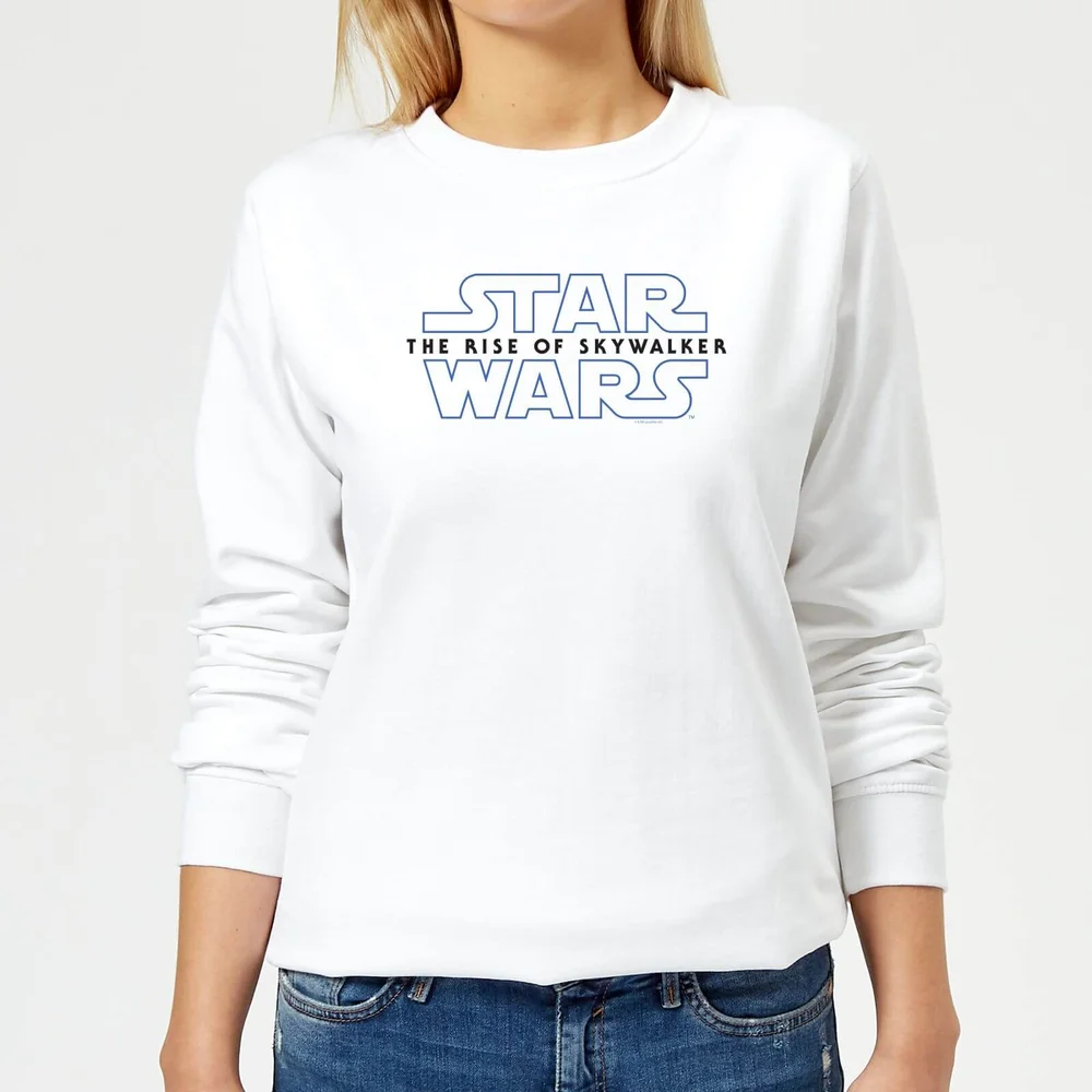 Star Wars The Rise Of Skywalker Logo Women's Sweatshirt - White - XS Bild 1