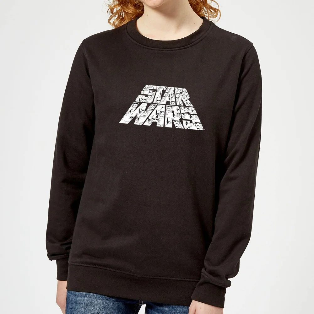 Star Wars The Rise Of Skywalker Trooper Filled Logo Women's Sweatshirt - Black - XS Bild 1